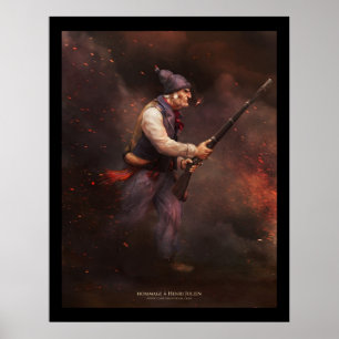 The old man from 37, tribute to Henri Julien Poster