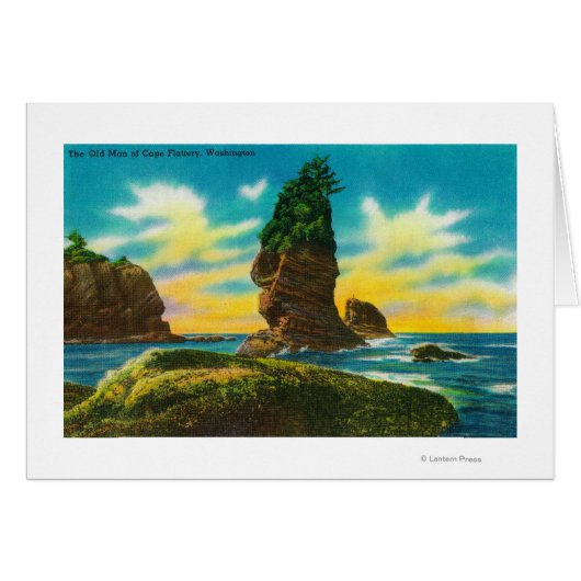 The Old Man of Cape Flattery, WA Cards (Front Horizontal)
