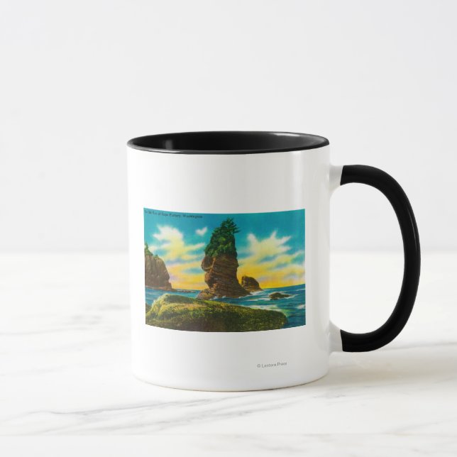 The Old Man of Cape Flattery, WA Mug (Right)