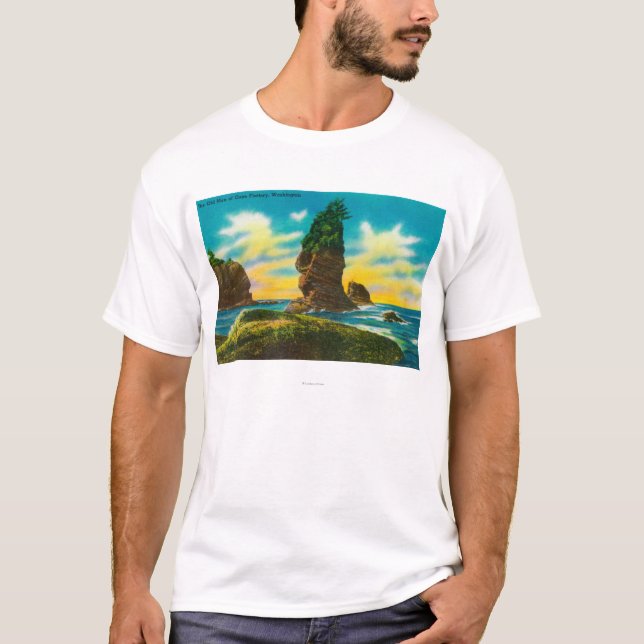 The Old Man of Cape Flattery, WA T-Shirt (Front)