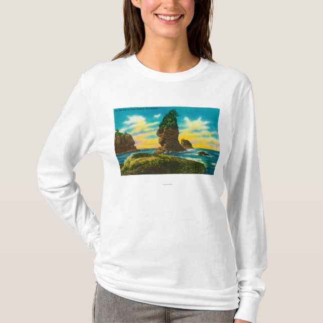 The Old Man of Cape Flattery, WA T-Shirt (Front)