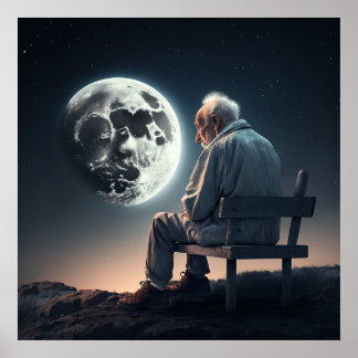 The old man who feels lonely poster-3- poster