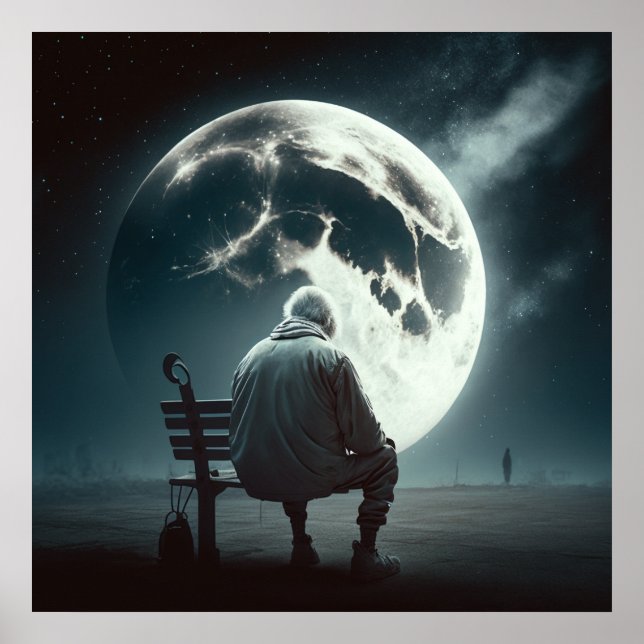 The old man who feels lonely poster-5- poster (Front)