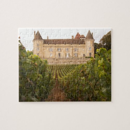 The old medieval Chateau de Rully in the Cote Jigsaw Puzzle