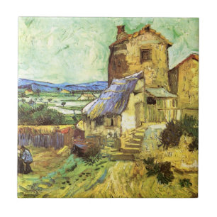 The Old Mill by Vincent van Gogh Ceramic Tile