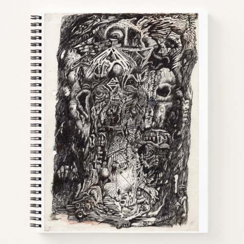 The Old Ones ink drawing Notebook