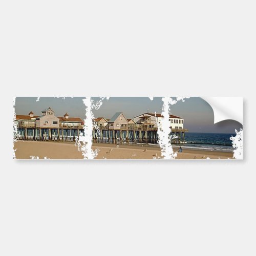 The Old Orchard Beach Pier Bumper Sticker