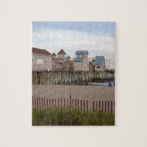 The Old Orchard Beach Pier by Wendy C Allen 2004 Jigsaw Puzzle