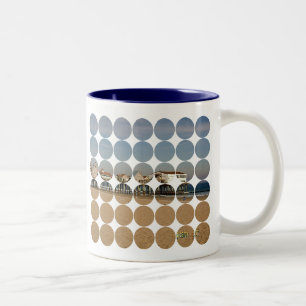 The Old Orchard Beach Pier Two-Tone Coffee Mug