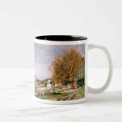The old quay at Bercy Paris 1880 Two_Tone Coffee Mug