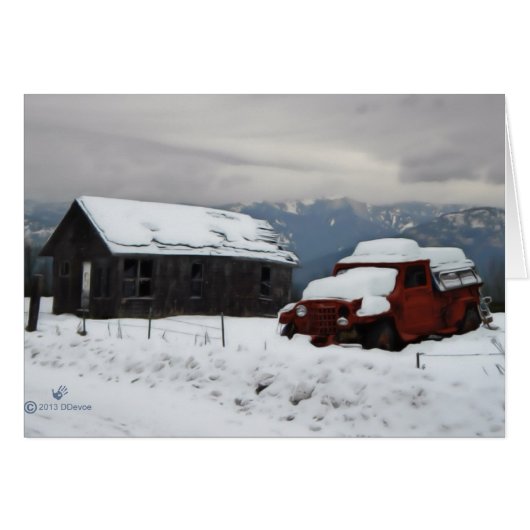 The Old Red Truck Cards (Front Horizontal)