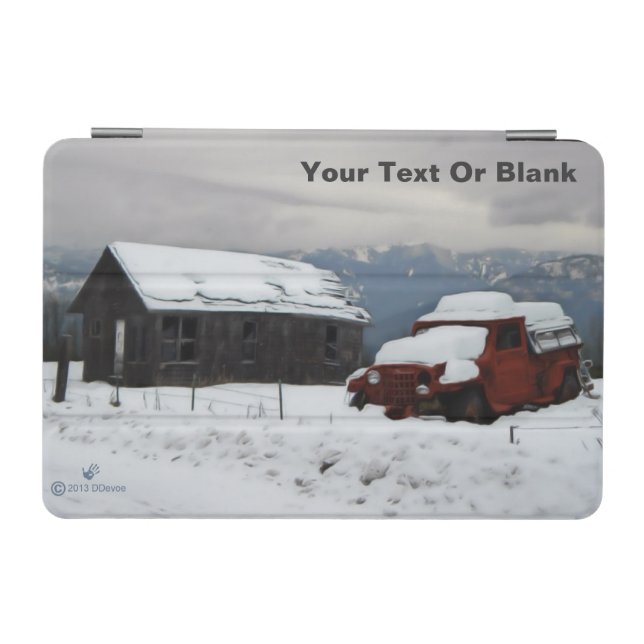The Old Red Truck iPad Mini Cover (Horizontal)