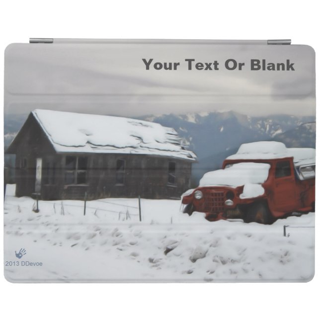 The Old Red Truck iPad Smart Cover (Horizontal)