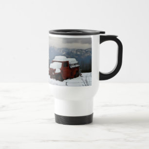 The Old Red Truck Travel Mug