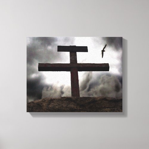 The Old Rugged Cross Calvary Wrapped Canvas Art