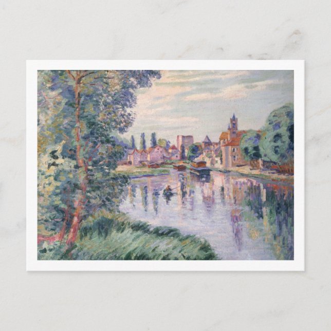 The Old Samois, c.1900 (oil on canvas) Postcard (Front)