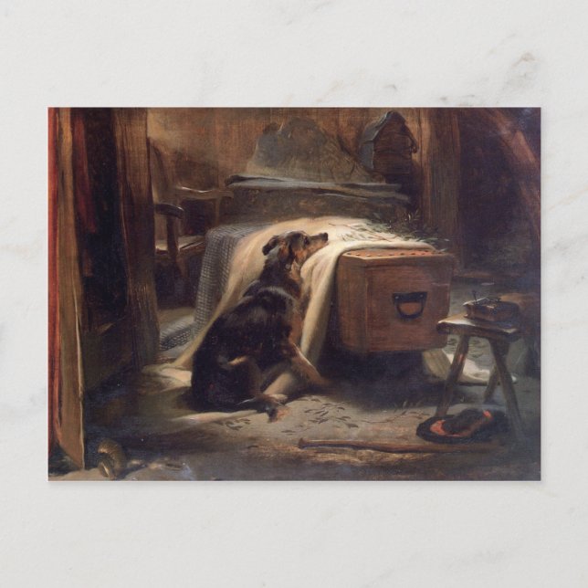 The Old Shepherd's Chief Mourner by Edwin Henry Postcard (Front)