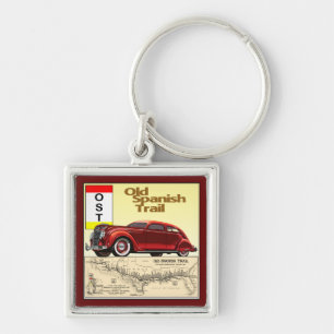 The Old Spanish Trail - Historic Auto Trail Keychain