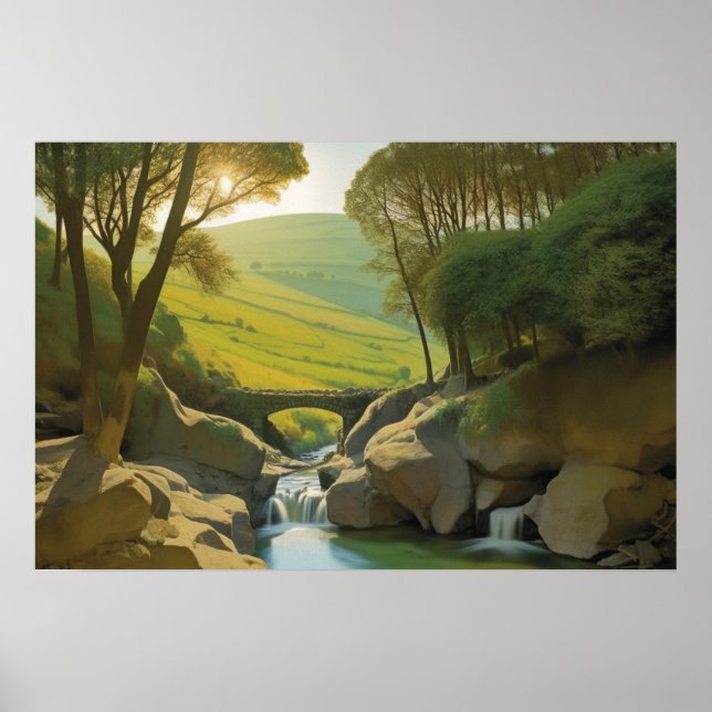 The old stone bridge poster (Front)