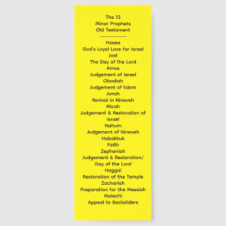 The Old Testament Prophets Bookmarks