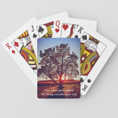 The old Tree Playing Cards