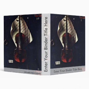 The Old Violin By Harnett William Michael Binder