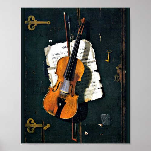 The Old Violin _ John Peto Poster