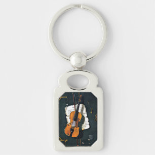 The Old Violin Keychain