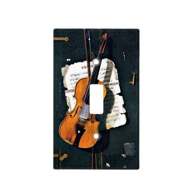 The Old Violin Light Switch Cover (Front)