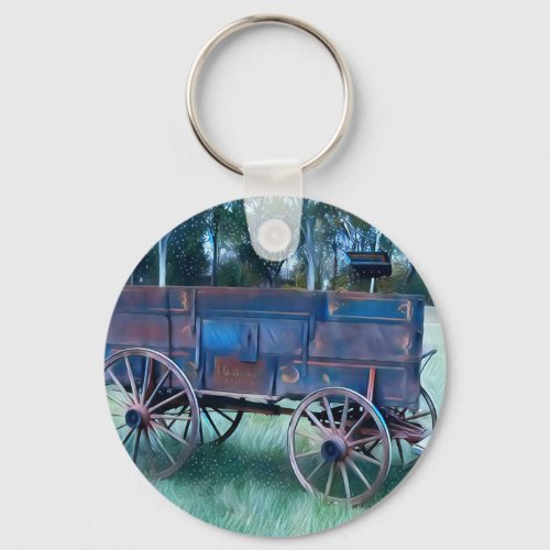 The Old Wagon Keychain