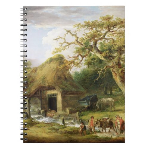 The Old Water Mill 1790 oil on canvas Notebook