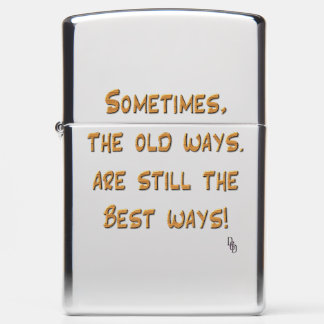 The Old Ways Zippo Lighter