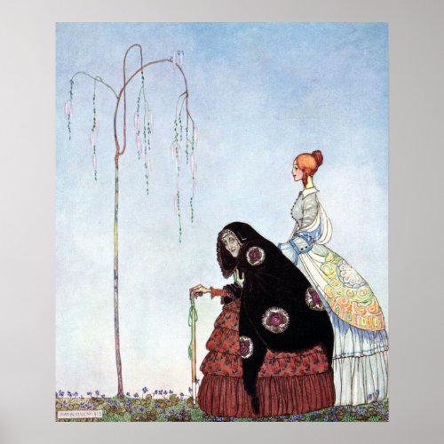 The Old Woman by Kay Nielsen Poster