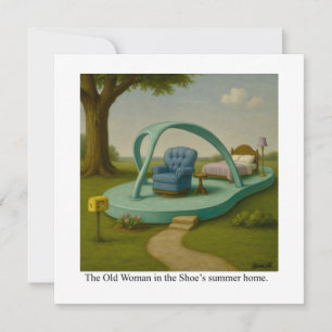 The Old Woman in the Shoe’s summer home. Invitation