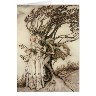 The Old Woman in the Wood by Arthur Rackham