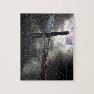 The Old Wooden Cross Jigsaw Puzzle