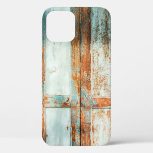 the old wooden doors backgroundantique,architectur iPhone 12 case