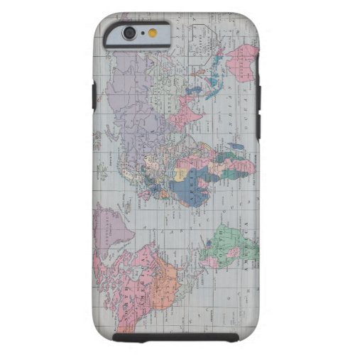 The Old World Vintage Map Collection Tough iPhone 6 Case