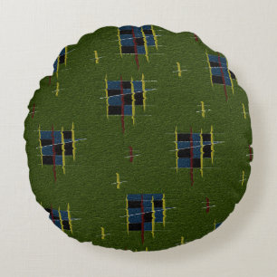 The Olive Branch Round Cushion