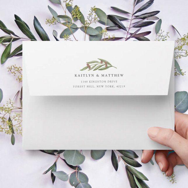 The Olive Branch Wedding Collection Envelope (Creator Uploaded)