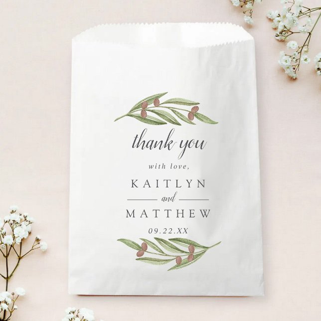 The Olive Branch Wedding Collection Favor Bag (Creator Uploaded)