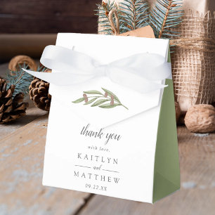 The Olive Branch Wedding Collection Favor Boxes