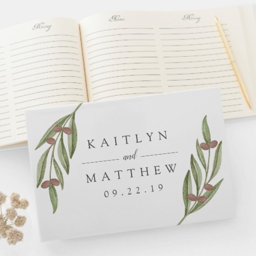 The Olive Branch Wedding Collection Guest Book