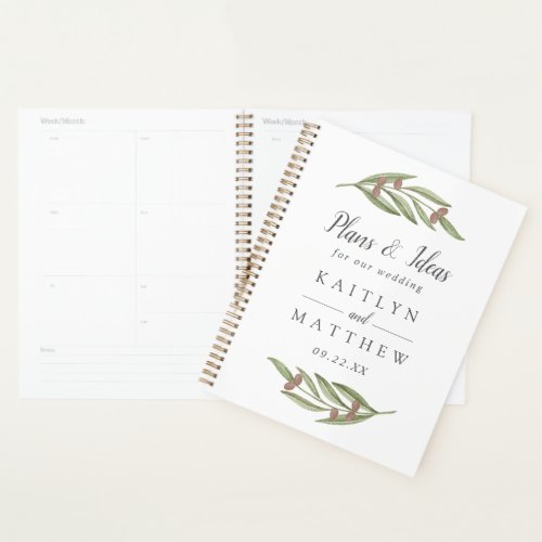 The Olive Branch Wedding Collection Planner