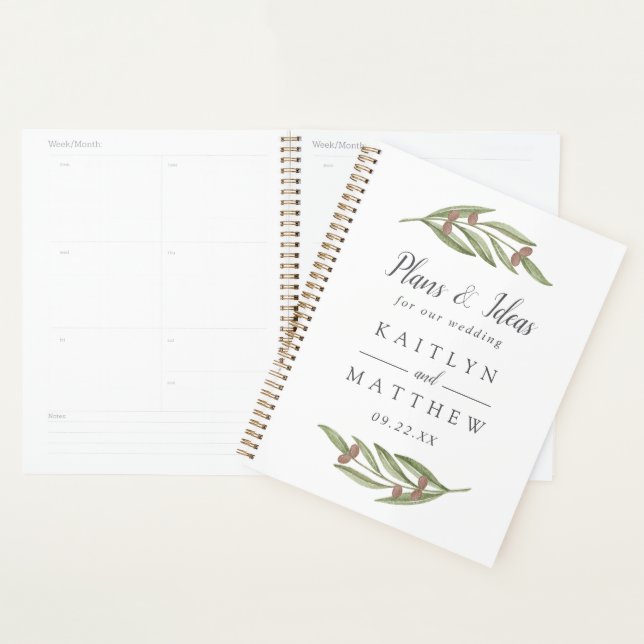 The Olive Branch Wedding Collection Planner (Display)