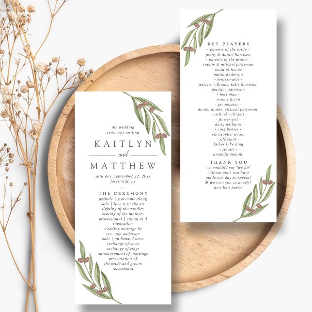 The Olive Branch Wedding Collection Program (Creator Uploaded)