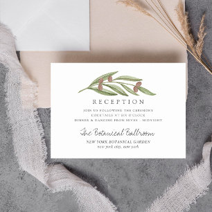 The Olive Branch Wedding Collection Reception Enclosure Card
