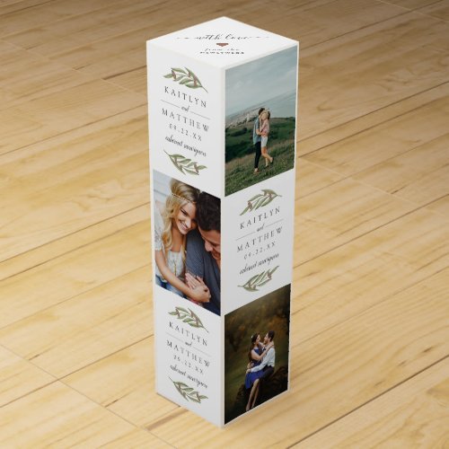 The Olive Branch Wedding Collection Wine Box