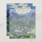 The Olive Trees by Vincent Van Gogh (Front/Back)