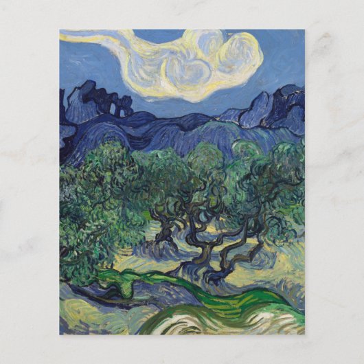 The Olive Trees by Vincent Van Gogh (Back)